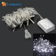 Lumiparty 100 светодиодный 10 м Рождественская Свадебная гирлянда белого цвета с 8 функциональным контроллером