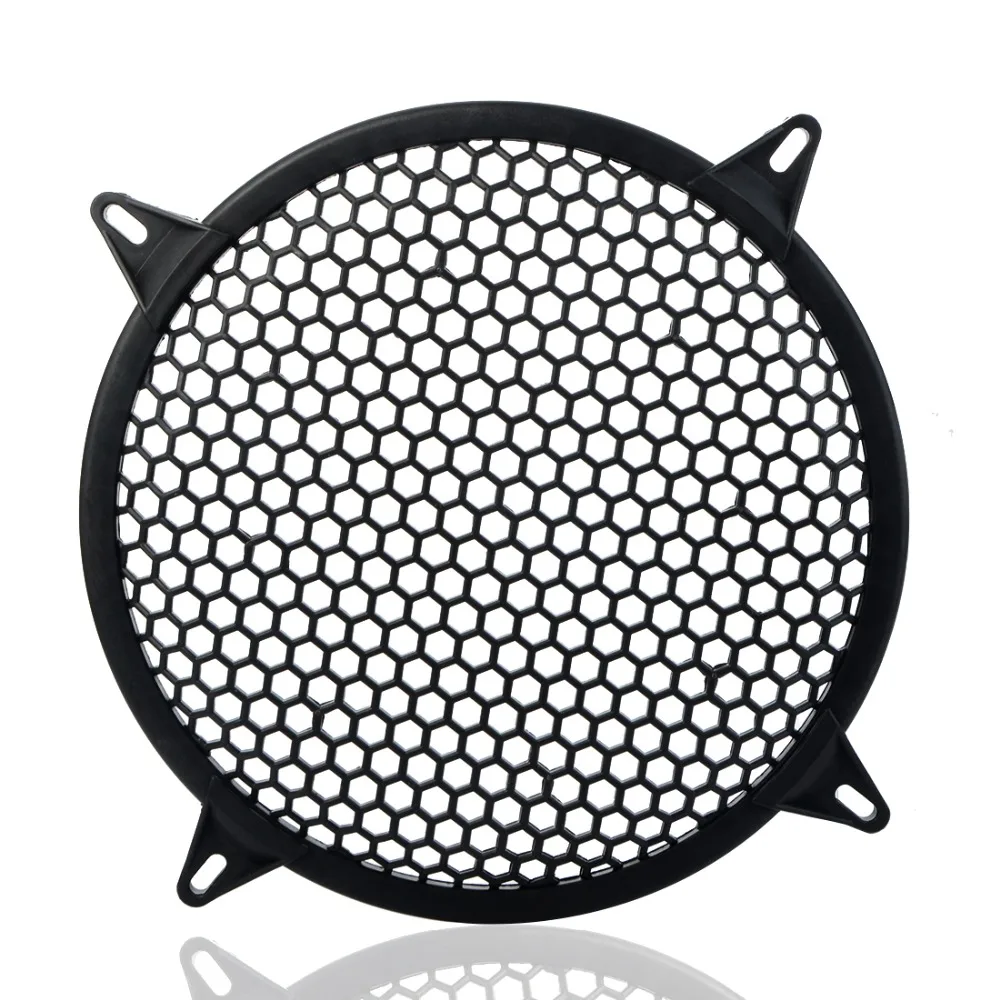 

Car Audio Speaker Sub Woofer Grille Guard Protector Cover 6 inch Black Metal Mesh Round Car Subwoofer Speaker Cover