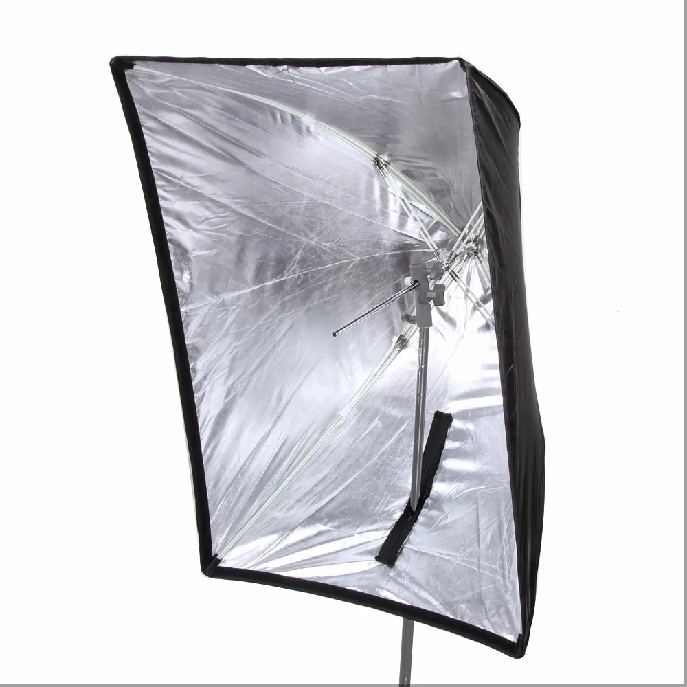 Студийный Зонт софтбокс Brolly отражатель для вспышки Speedlite 60x90 см/2" x 35"