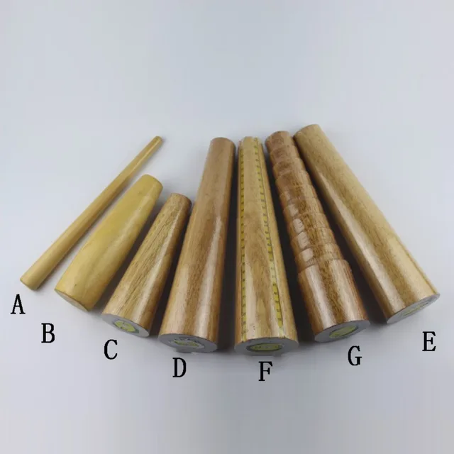 Wooden Bracelet Mandrel Sizer Round Oval Hard Wood Form Shaping Wooden Bracelet Mandrel Sizer Round Oval Hard Wood Form Shaping Jewelry Bracelets