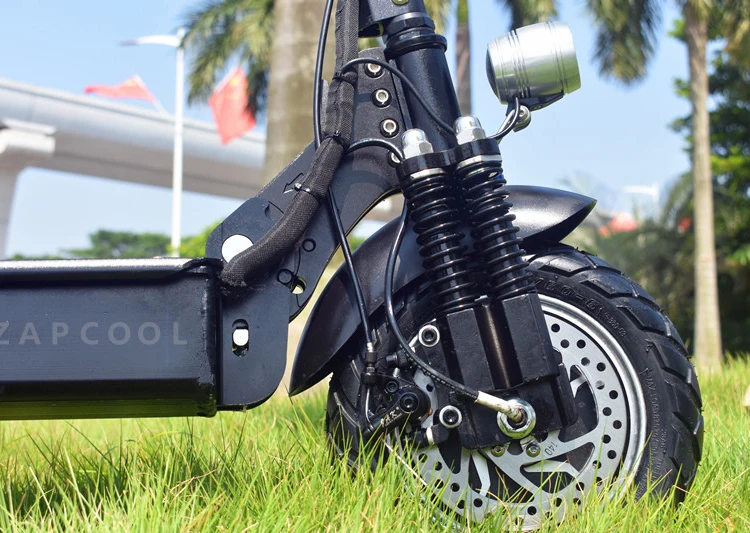 Горячий двойной привод крутой e-скутер 2400 Вт мотор мощный электрический скутер четыре подвески