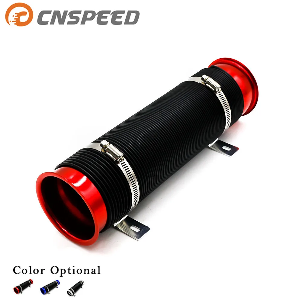 CNSPEED Автомобильный Универсальный турбо 75 мм мульти гибкий воздухозаборник