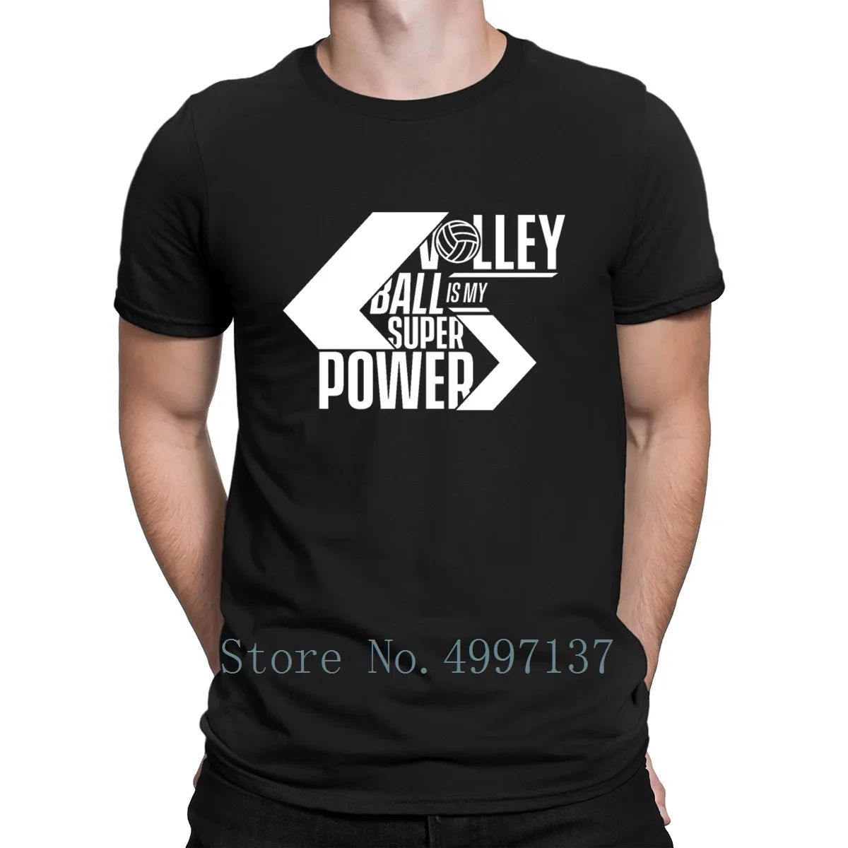 Volleyballer Superpower T Shirt New Fashion Summer Crazy 100% Cotton Costume Crew Neck Design Unique Shirt Volleyballer Superpower T Shirt New Fashion Summer Crazy 100% Cotton Costume Crew Neck Design Unique Shirt