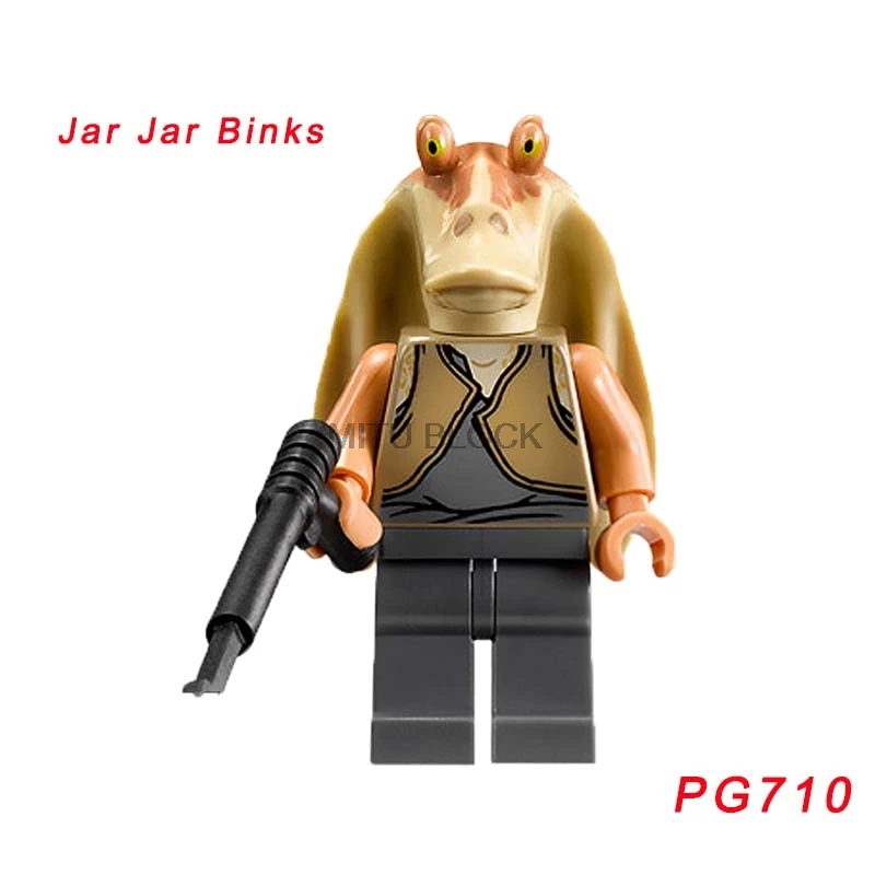 Фигурки из Звездных Войн Leia Luke Jabba queen Padme Amidala C3Po Starwars Yoda Han Solo строительные блоки кирпичная игрушка - Цвет: pg710