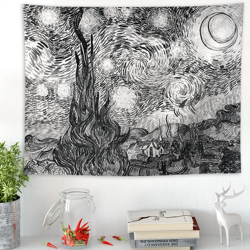 

Wall Decor Tapestry Indian Mandala Hippie Tapestry Bohemian Hanging Carpet Boho Beach Blanket for Decoration