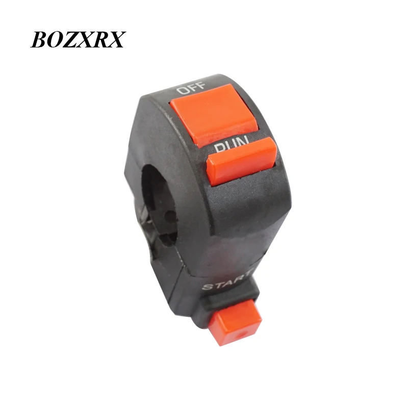 

BOZXRX 7/8'' 22mm Handlebar Control Switch Ignition Kill Start Switch ON OFF Engine Switch Assembly For Yamaha Honda ATVs