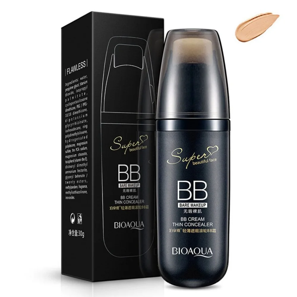 

Moisturizing Waterproof BB Cream Roller Sponge Design Whitening Isolation Concealer Face Foundation Beauty Makeup Air Cushion