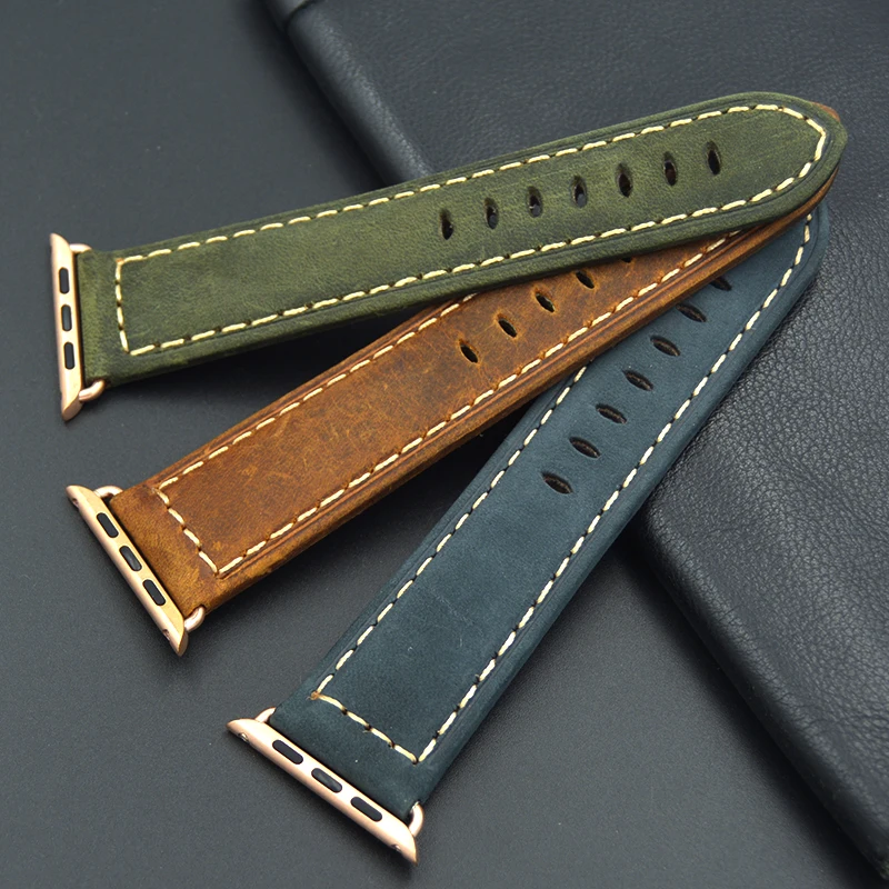 Ремешок из натуральной кожи для Apple Watch 38/42 мм|for apple watch|leather genuineleather band for watch |