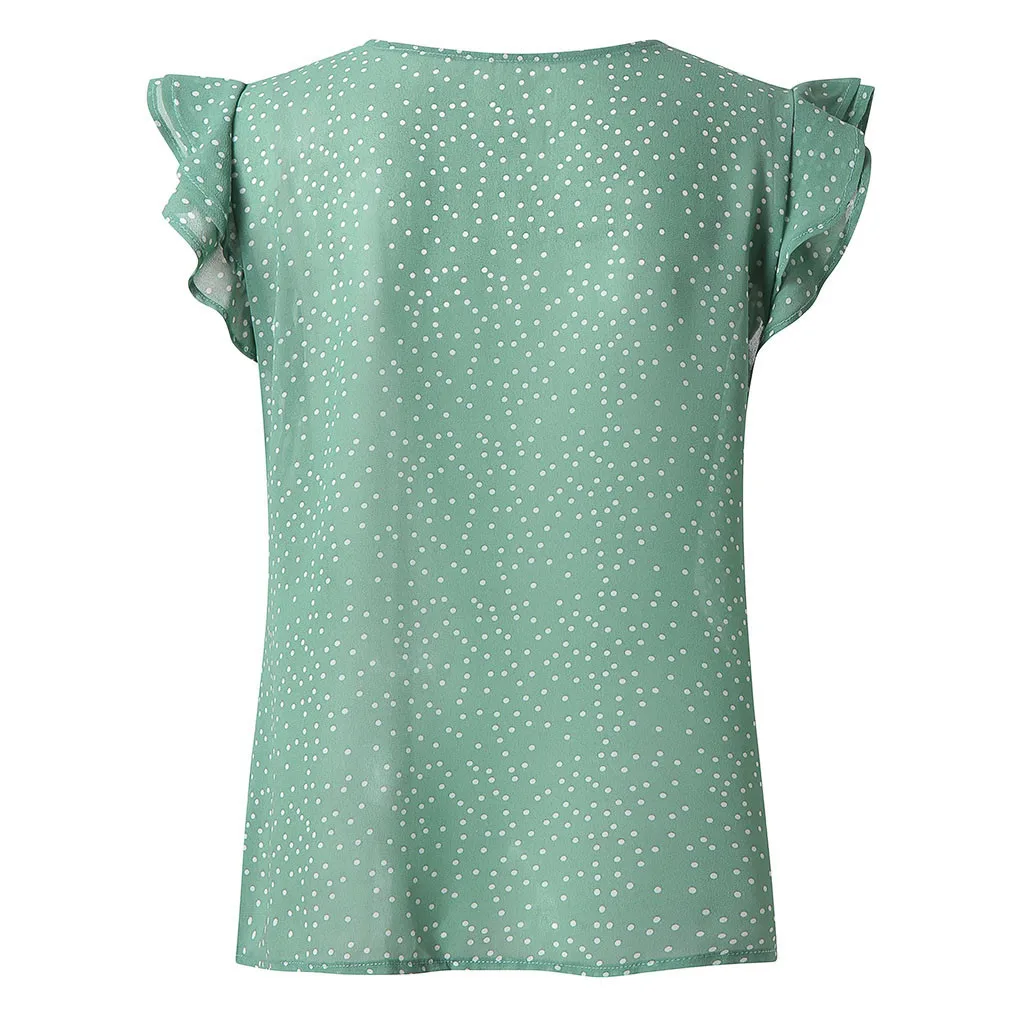 Повседневная летняя шифоновая Женская Повседневная Блузка с цветочным принтом, короткий рукав, свободная футболка Топ, футболки, топы, блузка размера плюс, элегантная
