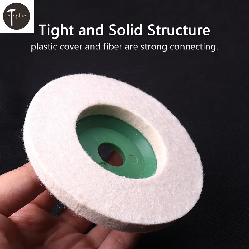1Pcs 98mm Wool Polishing Wheel Buffing Pad Angle Grinder Disc For Metal Ceramic Glass Marble Stone Polisher Tool | Инструменты