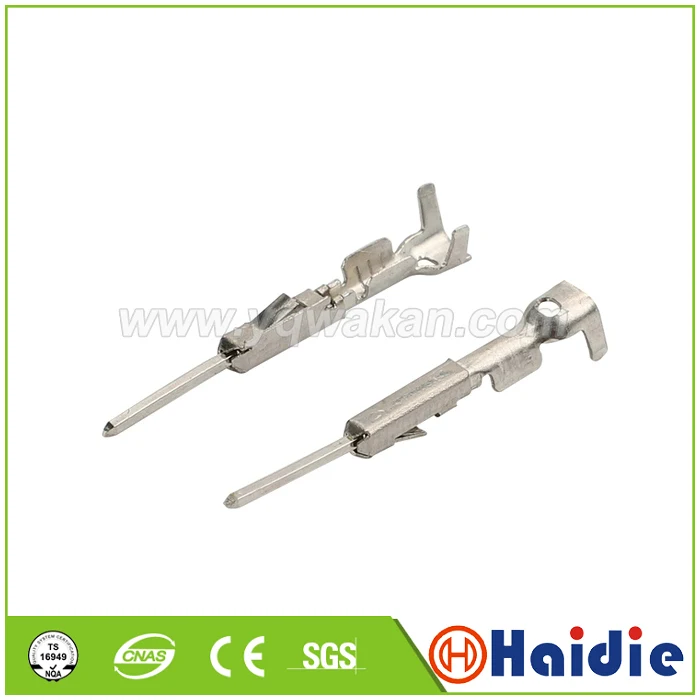 

50pcs auto terminal for connector, crimp male terminals DJ615B-0.6*0.6A