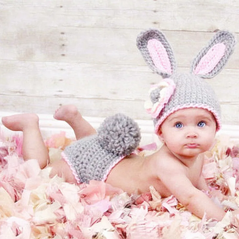 Cute Rabbit Cosplay for Little Baby Halloween Cosplay Costumes Baby Photo Clothes for Boys and Girls Baby clothes