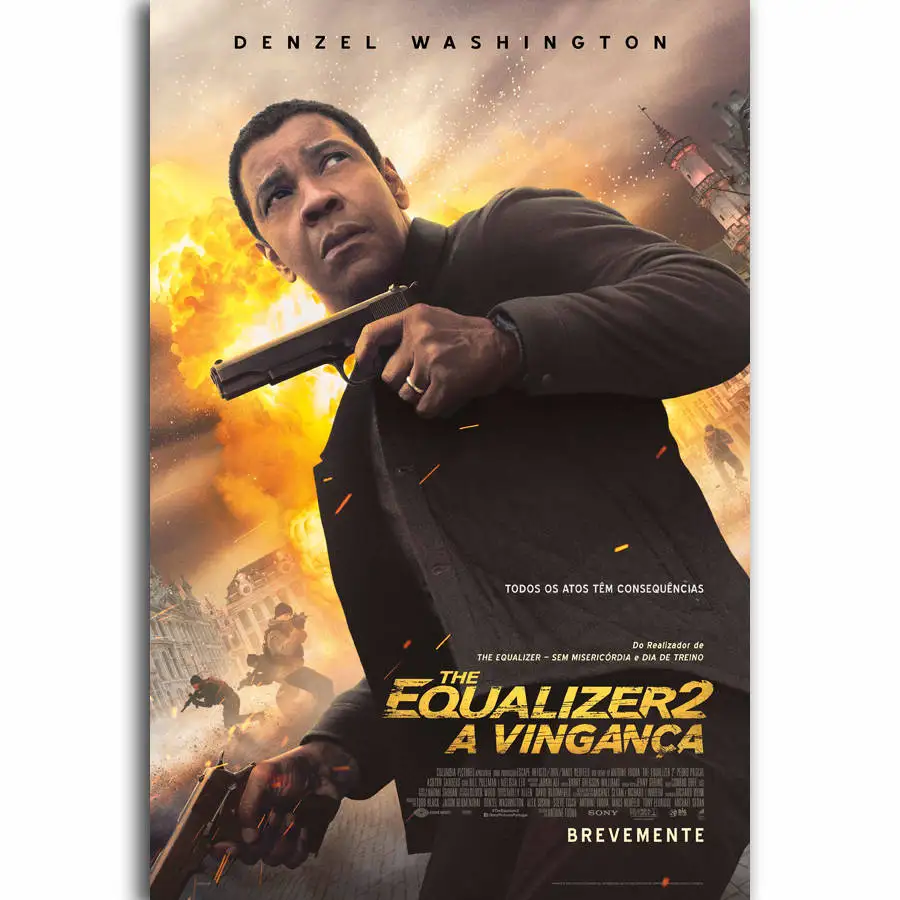 S2527 The Equalizer 2 New Movie Denzel Washington Film ...