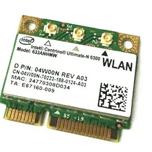 SSEA новая сетевая карта для Intel Ultimate-N 6300 633 ANHMW 6300AGN Half Mini PCI-E 2,4G/5 GHZ протестирована хорошо
