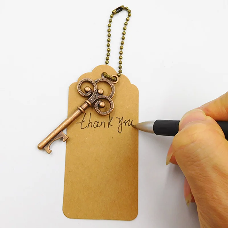 

Retro Bottle Openers Key Shape Bottle Openers Beer Wine Bottle Opener Keychain Ring Open Portable Gifts for Guest