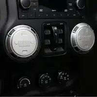 4PCS 2016 Newest Car Air Vent Trim Cover Interior Moldings Accessories ABS Bowl Frame For Jeep Wrangler 07-15 Free Shipping