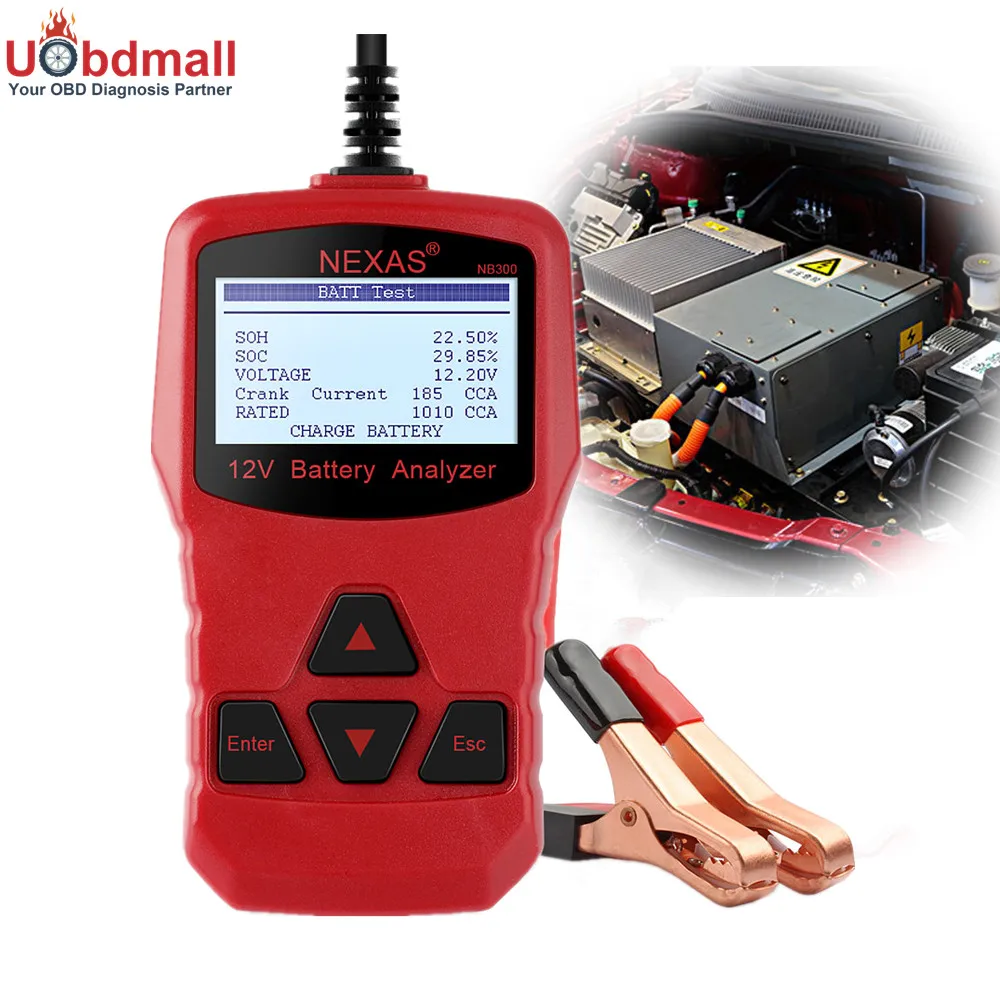 Prix pour Universal 12 V NB300 Numérique Analyseur de Batterie De Voiture Testeur de Batterie pour Démarrage Test/De Charge De Batterie/Tension De Charge/démarreur Moteur Prix pour Universal 12 V NB300 Numérique Analyseur de Batterie De Voiture Testeur de Batterie pour Démarrage Test/De Charge De Batterie/Tension De Charge/démarreur Moteur