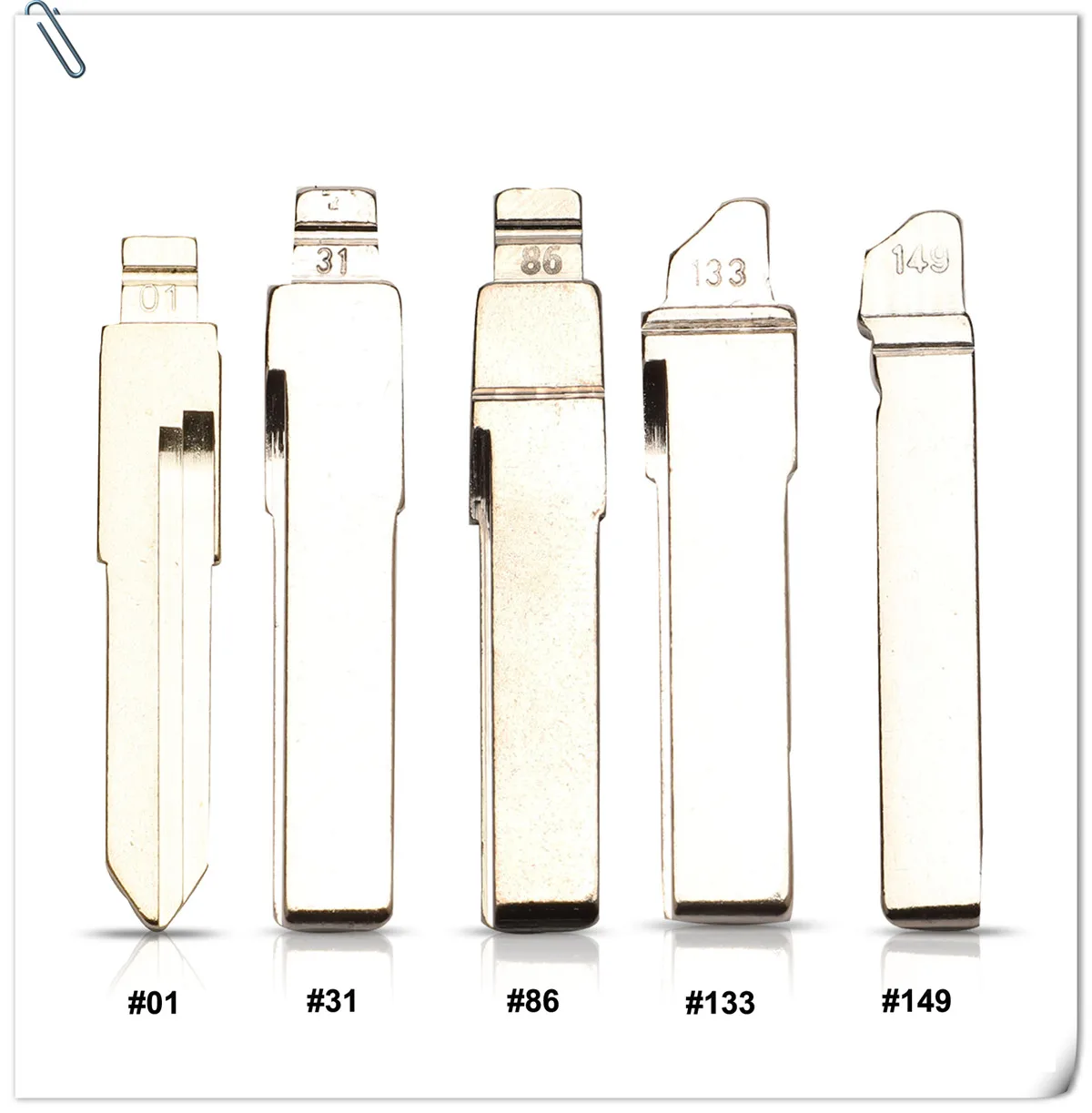 Keyforkess 15pc #01 #31 #86 #133 #149 Auto Stelo della chiave per Audi VW Polo passat B5 Tiguan Golf Santana Bora Sedile Skoda HU66 Chiave In Bianco - HTB1VLhqRhYaK1RjSZFnq6y80pXah