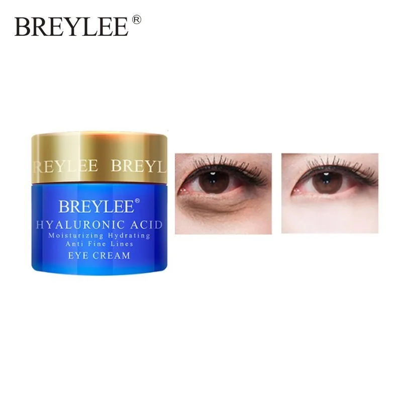 Eye Cream 20g BREYLEE Гиалуроновая кислота крем для лица увлажняющий крем для век сыворотка день ночь отбеливающий антивозрастной крем увлажняющий уход за кожей лица - Цвет: Eye Cream 20g