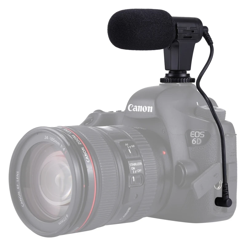 Buy PULUZ Interview Microphone For Camcorder 3.5mm Audio Stereo Recoding