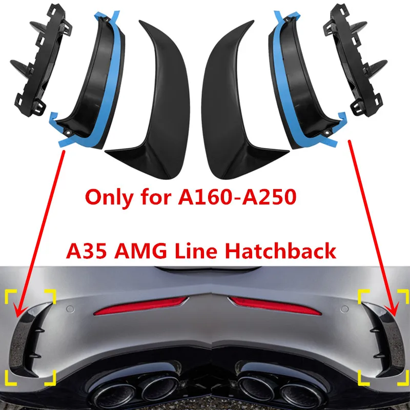 For Mercedes Benz A Class W177 AMG A180 A200 A250 A35 2019 Front Bumper Fog Lamp Air Vent Cover Trim Clip Car Styling Accessory |