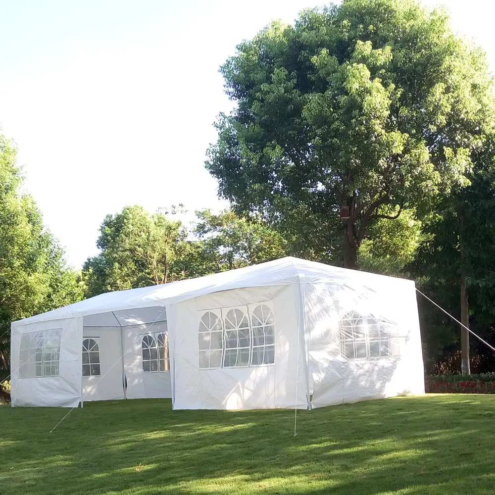 

Outdoor 3 x 9m Tent Portable Home Use Canvas Waterproof Camping Hiking Camp Waterproof Large Family Tents Fast Delivery In USA