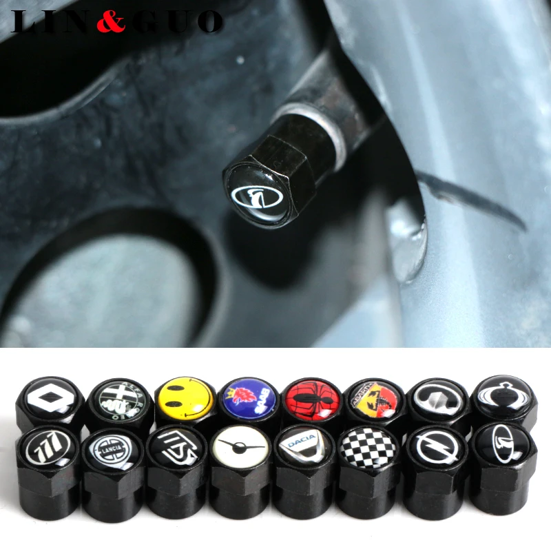 

4pcs/set fit for Renault Opel lada Alfa lifan abarth mazda MS Lancia SAAB UAZ tire valve Motorcycle Automobiles car styling