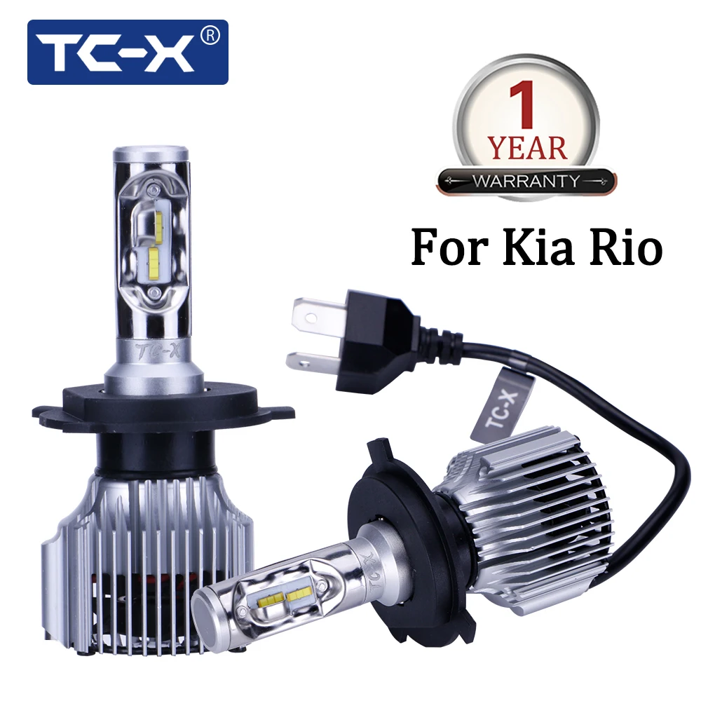 TC X LED светодиодные лампы Н4 ближний/дальний свет для Киа Рио 2012 2014|car headlight|super
