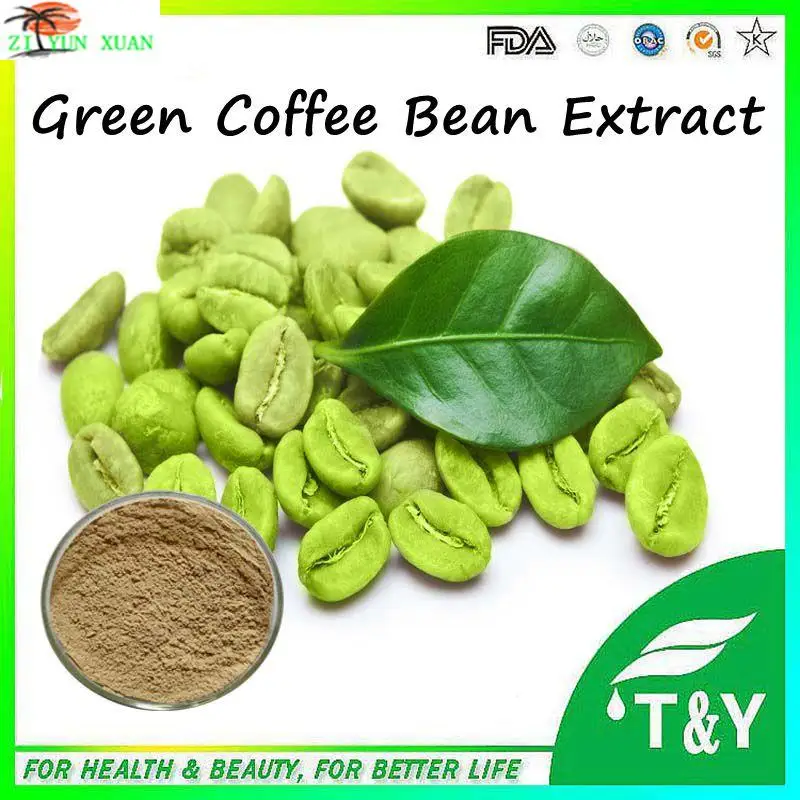 Factory Supply Green Coffee Bean Extract Powder , Green Coffee Bean