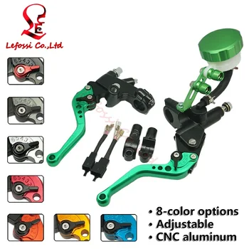 

7/8" Universal Motorcycle Hydraulic Brake Master Cylinder Clutch Lever Reservoir For Sport Bike Suzuki GSXR600 750 1000 TL1000