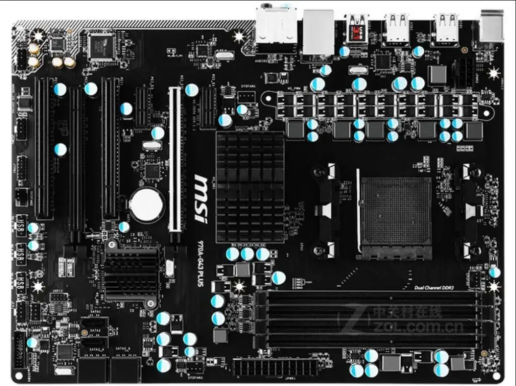 MSI 970A-G43 PLUS 970 Socket AM3 DDR3 32G STAT3 USB3.0 ATX Desktop Motherboard цена MSI 970A-G43 PLUS 970 Socket AM3 DDR3 32G STAT3 USB3.0 ATX Desktop Motherboard цены онлайн