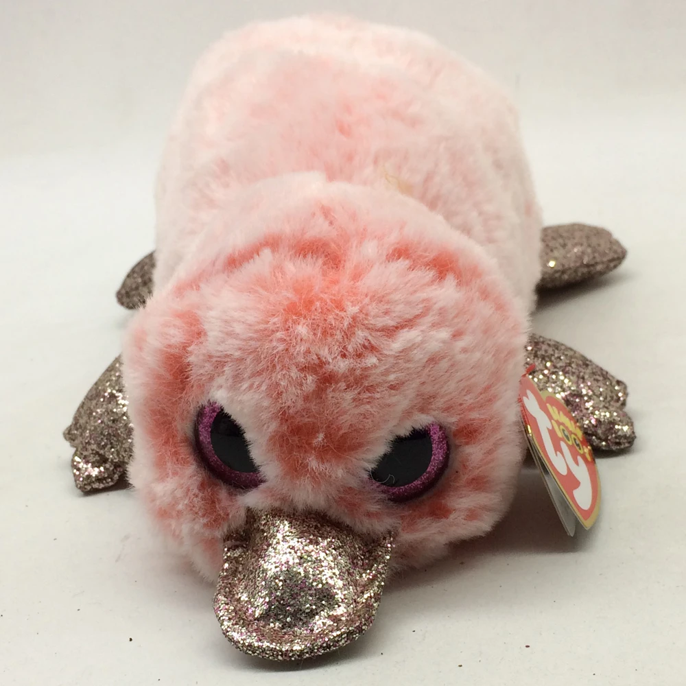 pink platypus stuffed animal