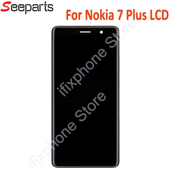 

6.0" ORIGINAL Display for Nokia 7 Plus LCD 7Plus Display Touch Screen Digitizer for Nokia E7 Plus LCD Replacement TA-1062 LCD