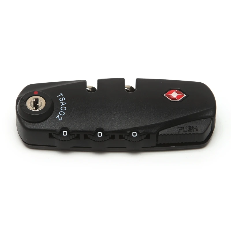 TSA 3 Digit Combination Resettable Travel Suitcase Luggage Code Lock Padlock