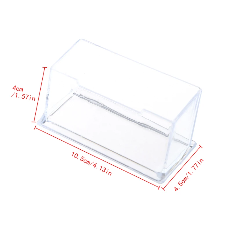 

Practical Clear Business Card Holder Acrylic Plastic Display Stand Rack Desktop Office