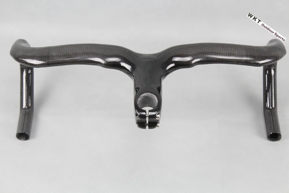 

carbon handlebar road bike handle bar for road Full carbon fiber integrated bent bar