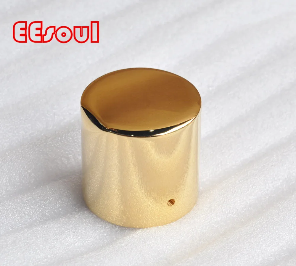 1piece Gold Brass Audio Knob 36x36 Mm Potentiometer Alps
