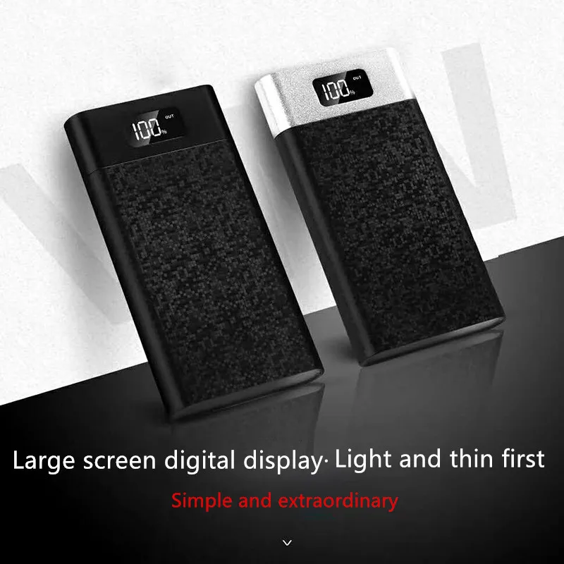 Quick Charge 3,0 10000 mAh power Bank lcd 10000 mAh QC3.0 портативное Внешнее зарядное устройство для I