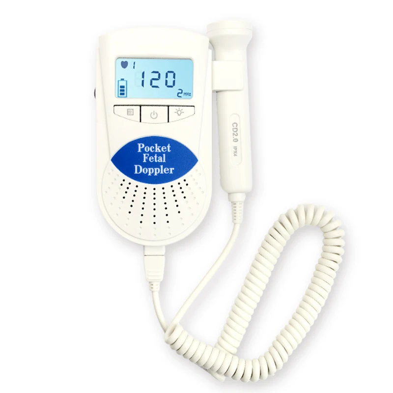 

Please use under the doctor's instruction Blue-Pocket Fetal doppler SONOLINE B backlight LCD baby monitor+ Free Gel