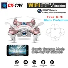 Save 10.17 on Mini Drone with Camera Cheerson CX-10W RC Quadcopter 6-Axis Gyro Headless Mode WIFI FPV Real-Time Camera Remote Control Copters