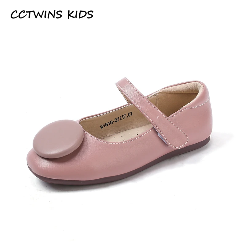

CCTWINS Kids Shoes 2019 Spring Girls Dress Shoes Children Pink Flats Baby Fashion Mary Jane Toddler Fashion Dance Shoes GM2292