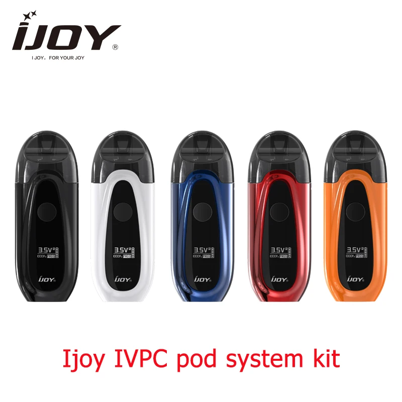 

New arrival Ijoy IVPC Kit 450mAh built-in battery with catridge and USB Charging pod system vs justfog minifit C601
