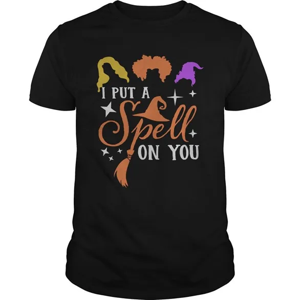Hocus Pocus I Put A Spell On You T Shirt Black Men Cotton Cool Casual funny t shirt men Unisex New Fashion tshirt free Hocus Pocus I Put A Spell On You T Shirt Black Men Cotton Cool Casual funny t shirt men Unisex New Fashion tshirt free