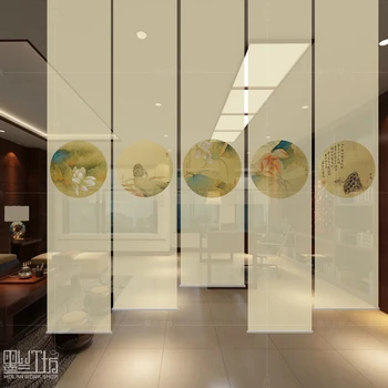 

China screen soft partition vestibule hanging curtain shutter shutter Creative screen for the room room divider biombo