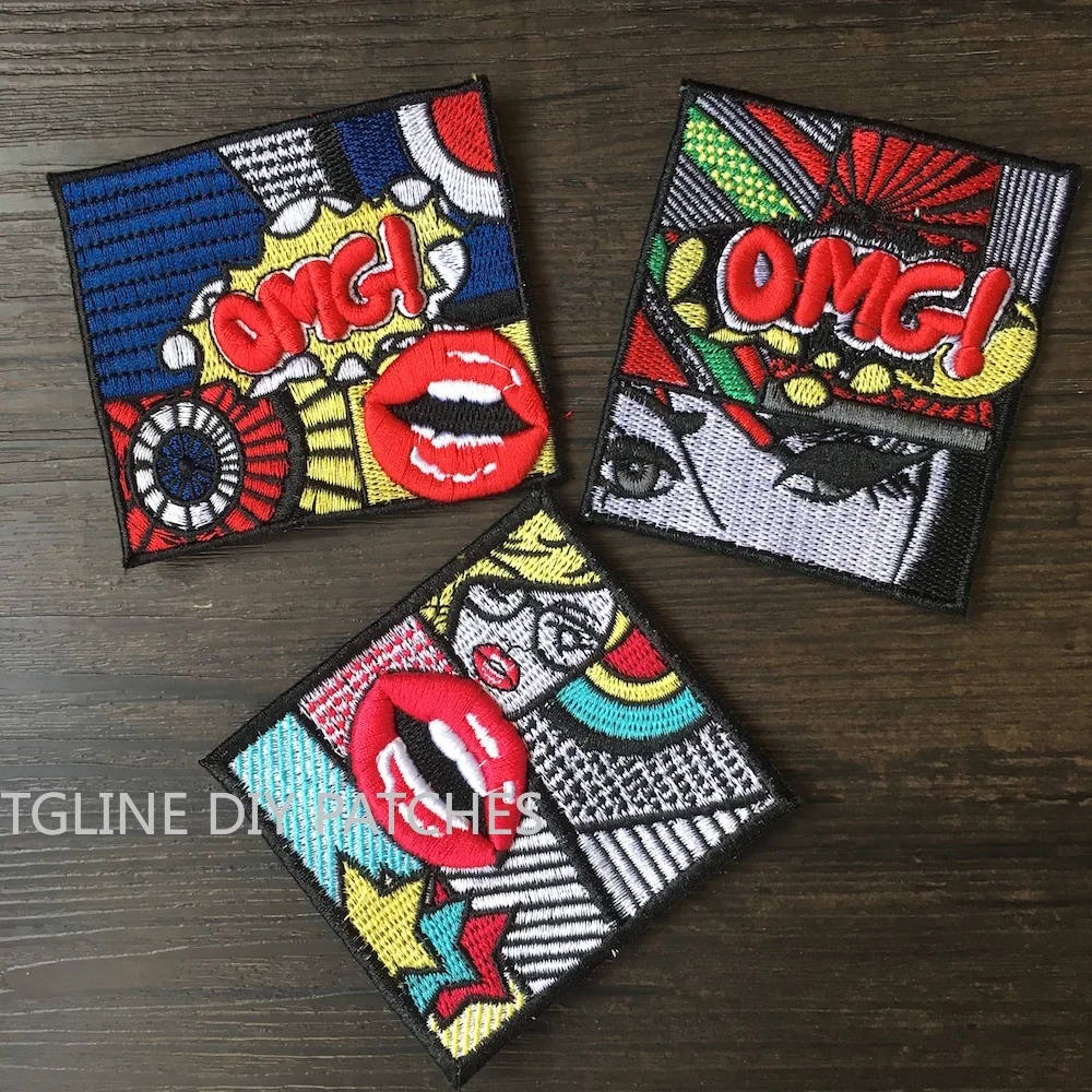 

1Piece High Quality 3D Thick Embroidery Applique Patches for Clothes Sewing on DIY Fashion Jacket Parches LSHB800