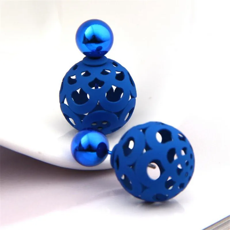 High Quality Alloy Stud Earrings Wedding Jewelry Women's Fashion Hollow
