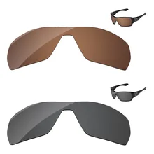 Черный и медь коричневый 2 шт. Поляризованные замена оптические стёкла для Offshoot солнцезащитные очки женщин рамки UVA и UVB защиты