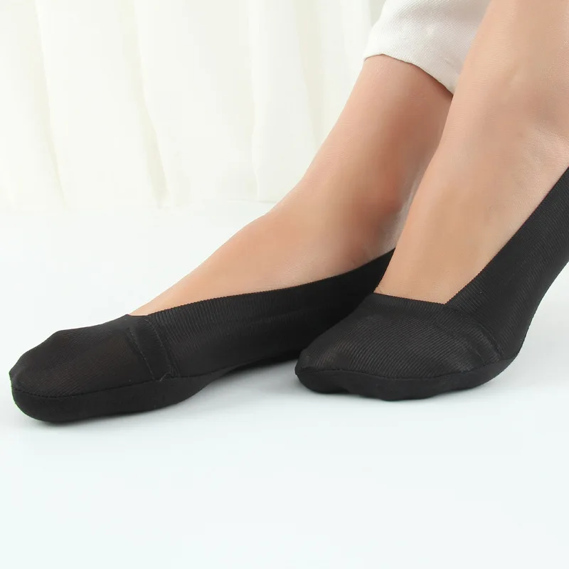 Носки невидимки женские из вискозы и силикагеля 6 цветов|sock slippers|invisible boat sockscomfort gel