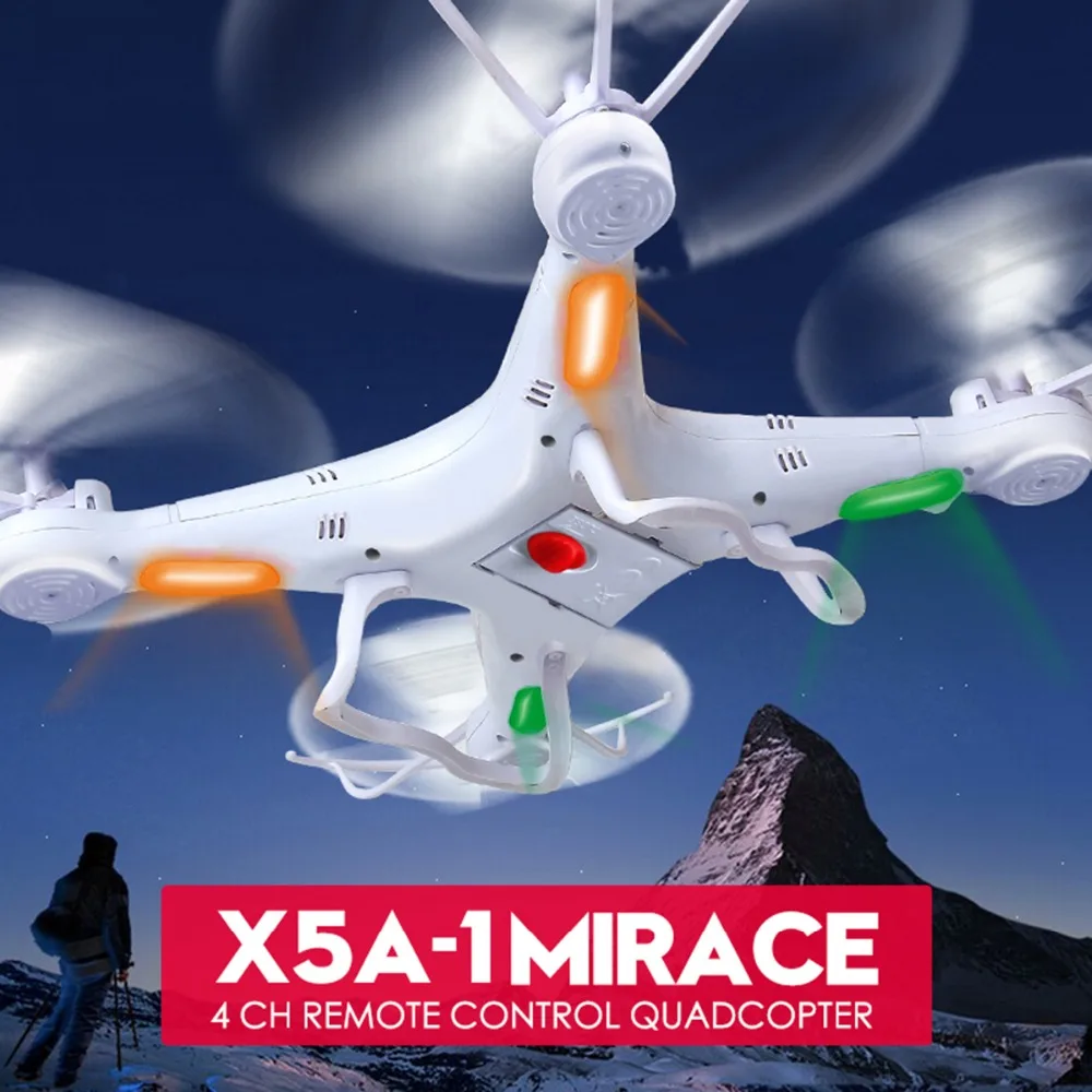 

SYMA Remote Control Drone For Novice Kids Children Boys Presents X5A-1 2.4G 4CH Toys Without Camera Outdoor RC Quadcopter White