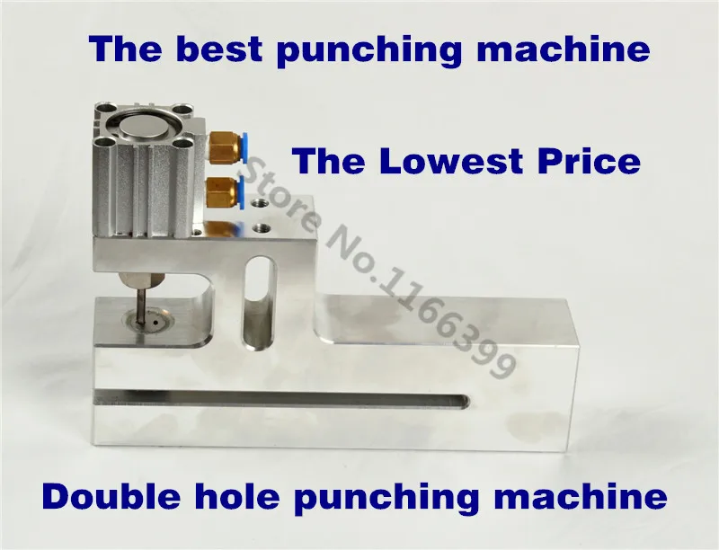 V2*8 Tear notch hole pneumatic hole punch for plastic bagin Punching Machine from Tools on